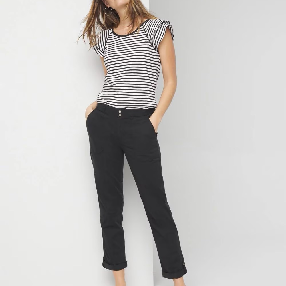 White House Black Market Black Straight Leg Pants (Like new!)